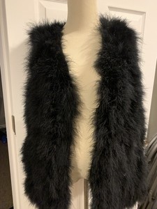 feather vests