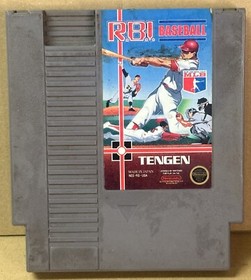 R.B.I. Baseball: Tengen (Nintendo NES, 1988) Cartridge Only - Tested/Authentic