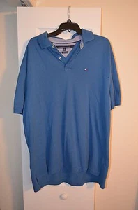 Tommy Hilfiger 100 % authentisch Herren Polo blau Größe XL/TG UVP $ 80 - Bild 1 von 4