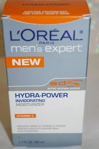 NEW OLD STOCK LOREAL MENS EXPERT HYDRA POWER INVIGORATING MOISTURIZER - Picture 1 of 1