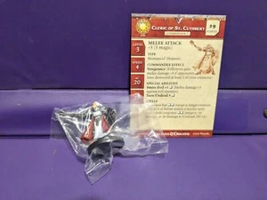 D&D miniatures Aberrations human CLERIC OF ST. CUTHBERT #04 with stat card - Picture 1 of 2