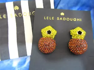 LELE SADOUGHI Star Flower Fall Autumn Colors Earrings NWT - Picture 1 of 7