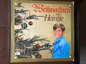 Autogramm HEINTJE jung auf Weihnachts-LP selten - Bild 1 von 1