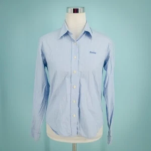 Top de algodón manga larga con botones bordados logotipo BMW azul S marca BMW talla pequeña - Imagen 1 de 6