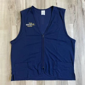 NEW!!! Walmart Proud Associate Embroidered Employee Vest 2XL Unisex Made in USA - Picture 1 of 7