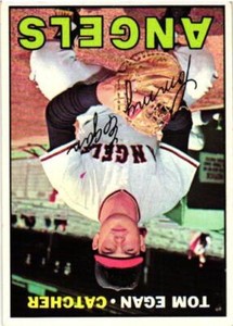 TOM EGAN 1967 Topps #147  FREE SHIPPING B12R4S10P7