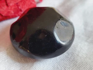 Volumineux bouton ancien en celluloïd noir capsule collection 3,4  cm G14R - Picture 1 of 4