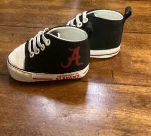 Univ Of Alabama Pre-Walker Baby Crib Shoes Hightops One Sz 0-6 Months FAST SHIP - Picture 1 of 5