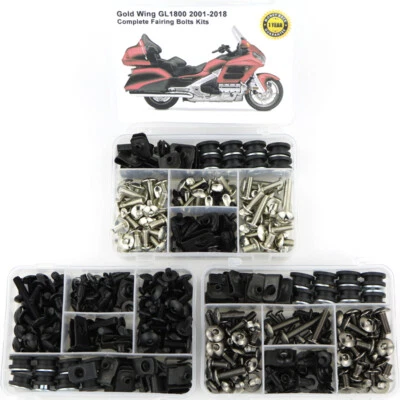Kit de sujetadores de tornillos de carrocería para carenado de capó aptos para Honda GL1800 GOLDWING  Foto 1 de 4