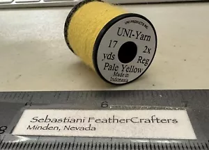 Uni Garn 17 Yard Spule hellgelb - Bild 1 von 3