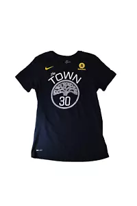 GOLDEN STATE WARRIORS "THE TOWN" WOMENS T-SHIRT #30 CURRY BLACK / WHITE - Picture 1 of 2