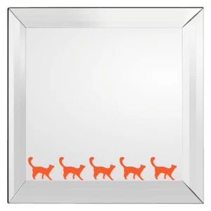 20 x Cat stickers, Crafting Scrapbooking Cardmaking, Wall Mirror Window - Picture 1 of 21