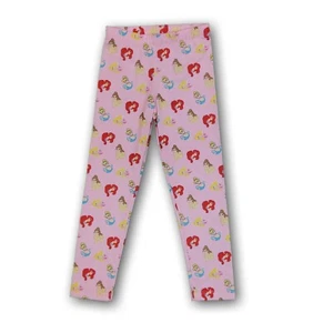 Disney Princess Little Girls Pink Princess Print Leggings Bottoms NWOT - Picture 1 of 2
