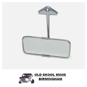 CLASSIC MINI INTERIOR MIRROR STAINLESS STEEL MSA1147 AUSTIN MORRIS COOPER 5B6 - Picture 1 of 1