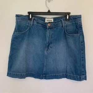 Women’s Boden Denim Mini Skirt Basics Capsule Plus Size US 14 - Picture 1 of 10