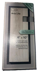 Aria Lite Lüftungsabdeckung graue Oberfläche 4" x 10" LITE4X10GRY - Bild 1 von 2
