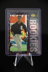 Michael Jordan Baseball Rookie Card 1994 Upper Deck Star Rookies #19 - Picture 1 of 2