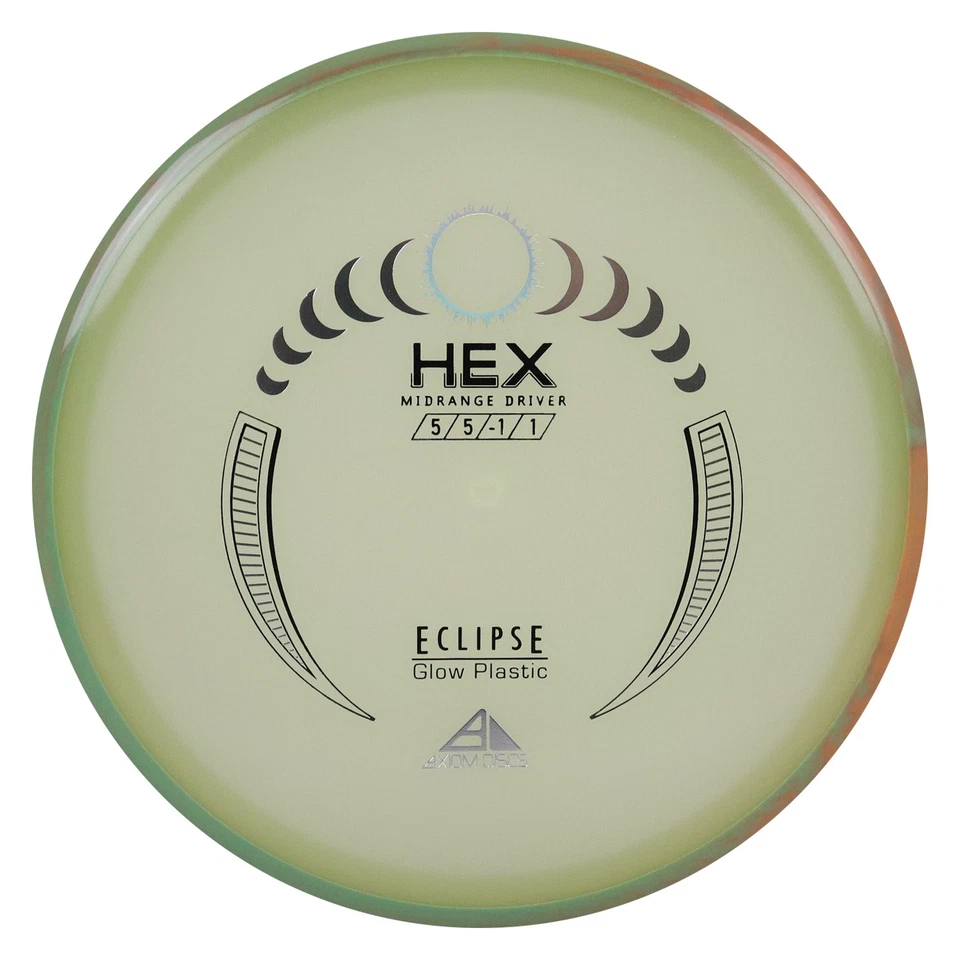 Axiom Disc Golf Eclipse 2.0 Glow Hex Midrange 5/5/-1/1 - Choose Exact Disc - Image 1 of 1