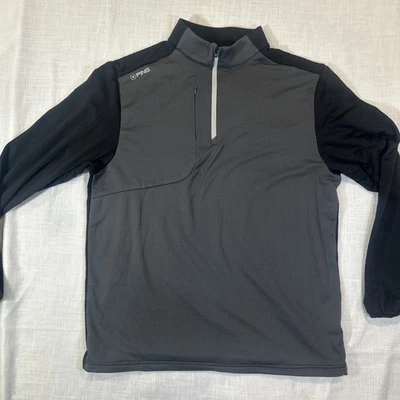 Ping Mens Sensorwarm Sweatshirt Sz XXL /4 Zip Pullover  Grey Black Golf Stretch - Image 1 of 4