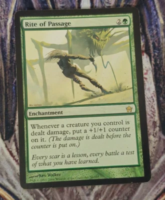 MTG - Rite of Passage - Fifth Dawn - 91 - Rare - NM - Image 1 of 2