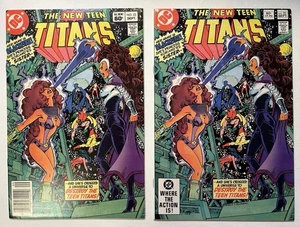NEW TEEN TITANS #23 Both Newsstand/Direct Variants 1st app Blackfire (DC 1982) - Picture 1 of 14