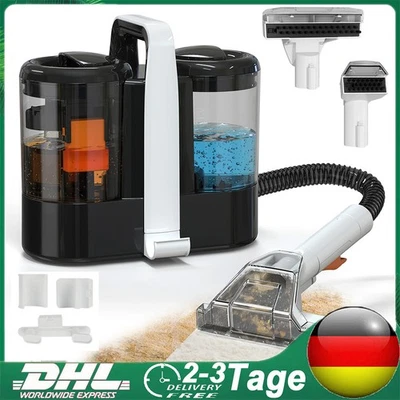 Teppichreiniger Waschsauger Polster Reiniger Fleckenentferner Sauger Dual Tank - Bild 1 von 4
