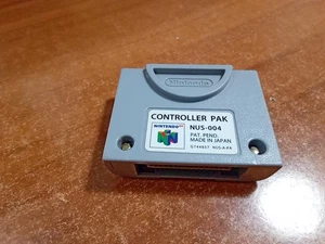 Tarjeta de memoria OEM Nintendo 64 N64 Controller Pak NUS-004 *PROBADA* - Imagen 1 de 2