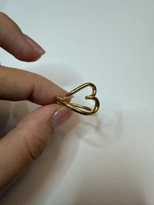 Pandora Organically Shaped Heart Ring Size 8 - Picture 1 of 7