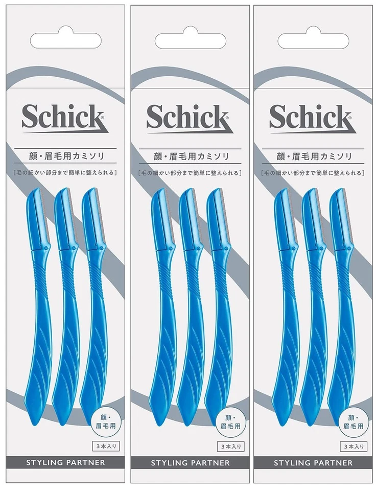 Maquinilla de afeitar facial y cejas Schick (3 piezas) x 3 para hombre L Dispo Foto 1 de 4