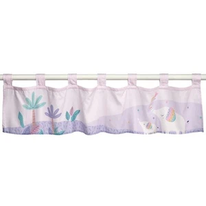 Bedtime Originals Elephant Dreams Nursery/Child Light Pink Window Valance - Picture 1 of 4
