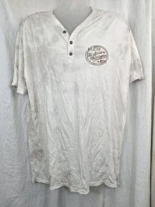 Camiseta Henley Gráfica Manga Corta Affliction Speed Metalworks Hombres XXXL 3XL - Imagen 1 de 5