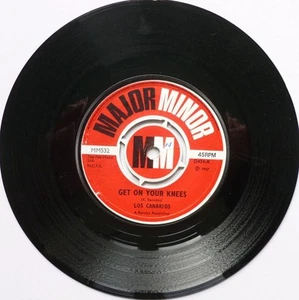 Los Canarios Get On Your Knees 7" Major Minor D434 EX 1967 Get On Your Knees/Kee - Imagen 1 de 7