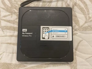 WD Western Digital My Passport Wireless Pro 2 TB External Hard Drive W/USB Cable - Picture 1 of 2