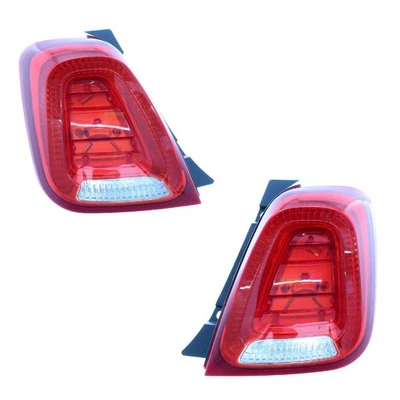 Abarth 500 Convertible 2016-> Rear Tail Lights Lamps Pair Drivers & Passenger — 第 1/4 张图片