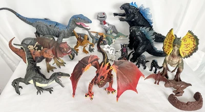 Dragon Lot Schleich - Jurassic World - Toho - Mix 20 pcs - Image 1 of 4