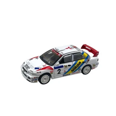 Modellino Auto Tarmac Global64 1/64 Mitsubishi Lancer EVO III #2 WInner Hong ... - Immagine 1 di 4