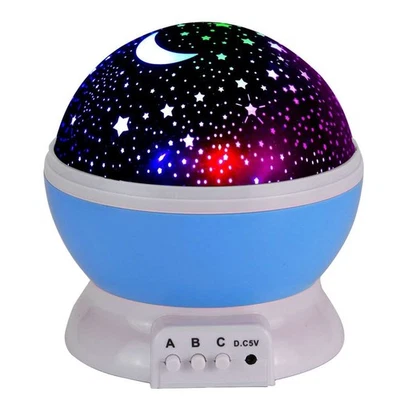 Proyector LED Galaxia Cielo Estrellado Luz Nocturna Océano Onda Estrella Luna Decoración Habitación Lámpara Foto 1 de 4