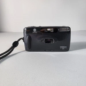 Minolta Freedom Vista Panorama P&S fotocamera pellicola 35 mm.  Testato  - Foto 1 di 9