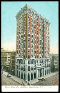 UNION TRUST COMPANY BLDG. - PROVIDENCE, R.I. POSTCARD - Picture 1 of 1