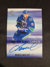 Markus Naslund 2015-16 SP Authentic Signs of the Times Autograph On-Card AUTO 