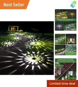 16 Pack Solar Outdoor Lights - Energy-Saving Cool White Lighting for Pathways - Picture 1 of 10