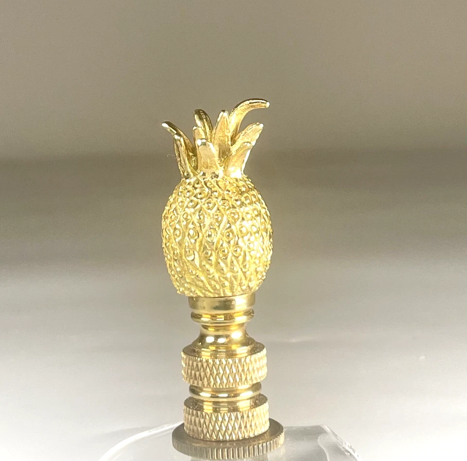 Acabado de lámpara de latón piña dorada 2,25" Foto 1 de 4