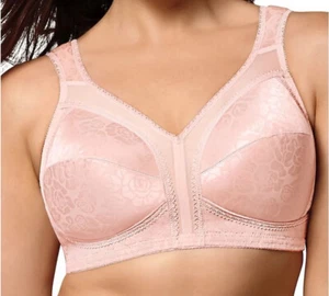NIB $36 Light Pink Playtex Shoulder Comfort Side And Back Smoothing Size 42B Bra - Picture 1 of 5