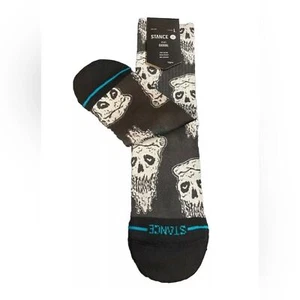 Stance Kids Casual Pizza Face Socks Large Youth 3-5.5 New - Picture 1 of 4