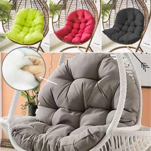 Large Garden Hanging Swing Egg Chair Cushion Replacement Outdoor Seat Mat Pillow - Picture 1 of 17