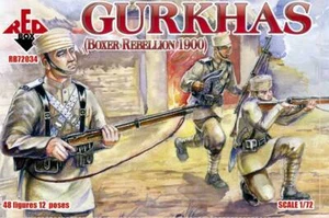 Red Box Models 1/72 GHURKAS 1900 BOXER REBELLION Figure Set - Picture 1 of 3