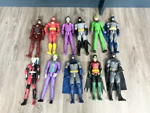 DC Comics 12" Zoll Figuren Bundle - 11 Figuren - Batman, Joker, Robin, Flash