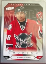 2005-06 Upper Deck Victory Rookie Thomas Vanek #292 Buffalo Sabres