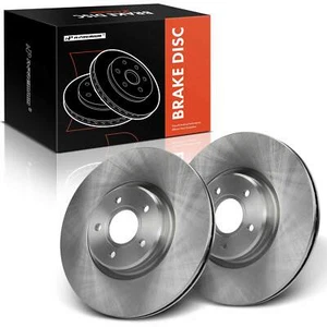 2pcs Disc Brake Rotor Front for Ford Escape 2013-2019 Focus Volvo C70 S40 V50 - Picture 1 of 8