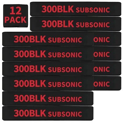 12 Pack Miaozhun 300 BLK Subsonic Magazine Marking Bands .300 Blackout - Image 1 of 4
